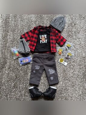 American Girl Relaxed to the Max Outfit and Accessories for 18-inch Dolls